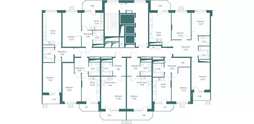 1-к кв. Московская область, Одинцово Северная ул., 5к2 (39.6 м) - Фото 2