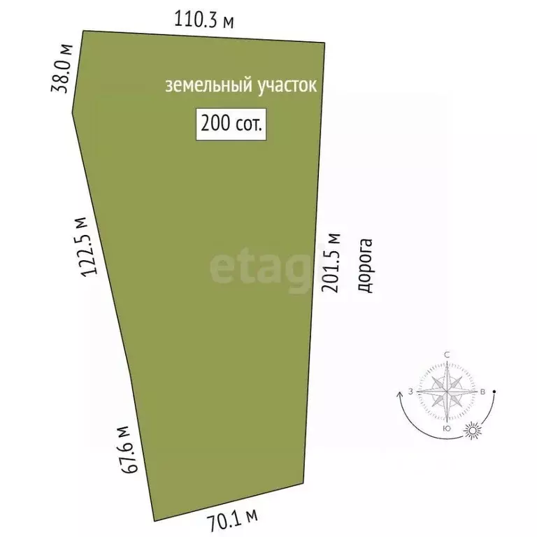 Участок в Крым, Феодосия муниципальный округ, с. Береговое ул. ... - Фото 2