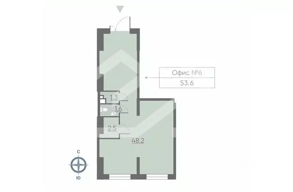 Торговая площадь в Москва Производственная ул., 19к1 (54 м) - Фото 2