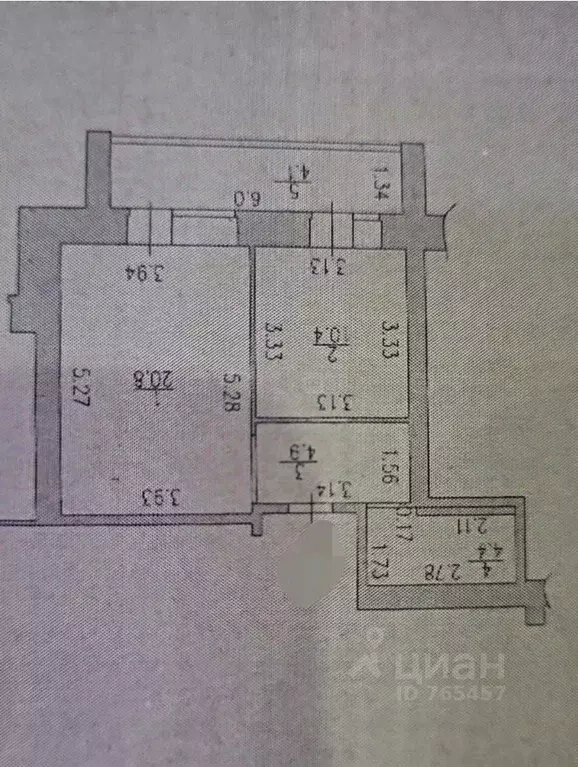 1-к кв. Татарстан, Казань ул. 2-я Азинская, 1В (40.5 м) - Фото 1