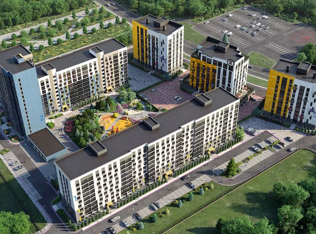 1-к квартира, 56.8 м - Фото 1