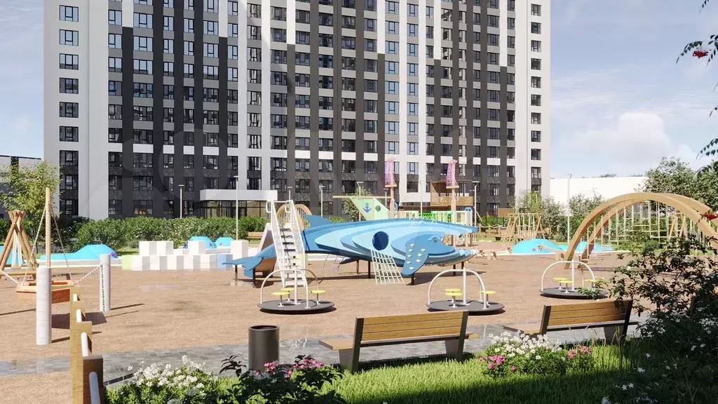 2-к. квартира, 44,3 м, 8/16 эт. - Фото 0