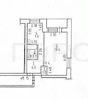 1-к. квартира, 36,5 м, 2/2 эт. - Фото 0