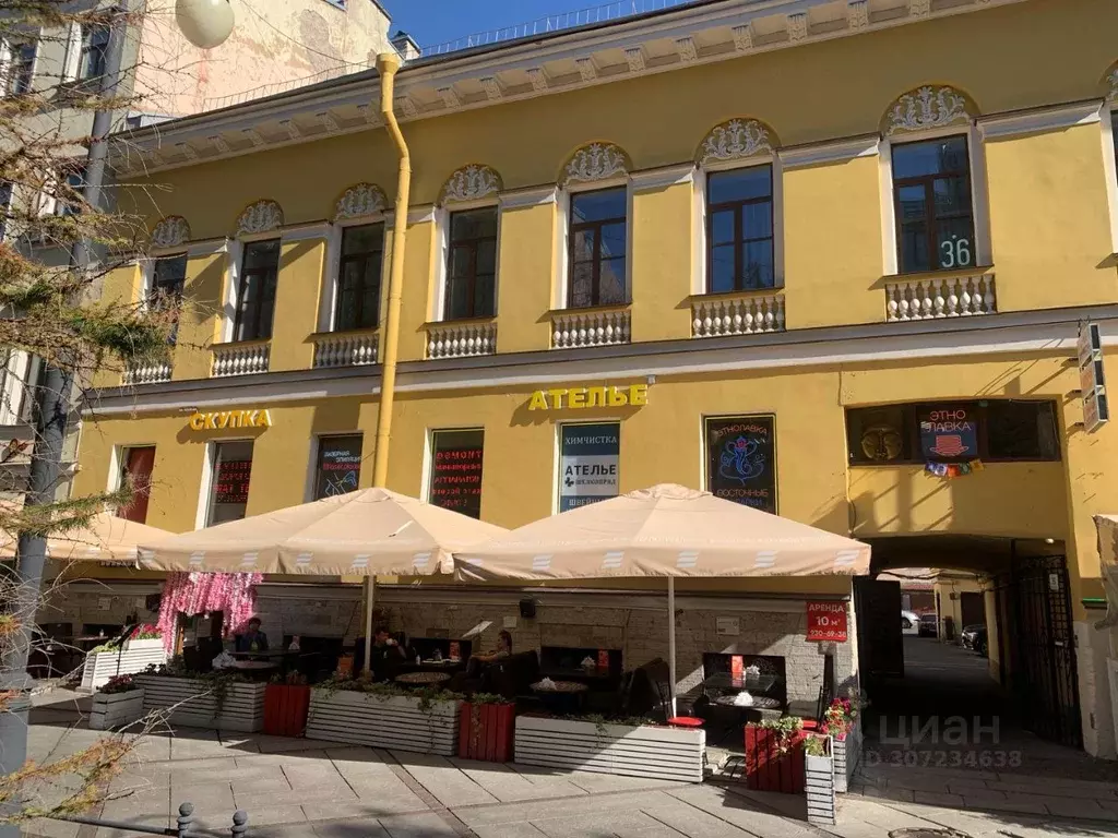 Помещение свободного назначения в Санкт-Петербург 6-я Васильевского ... - Фото 2