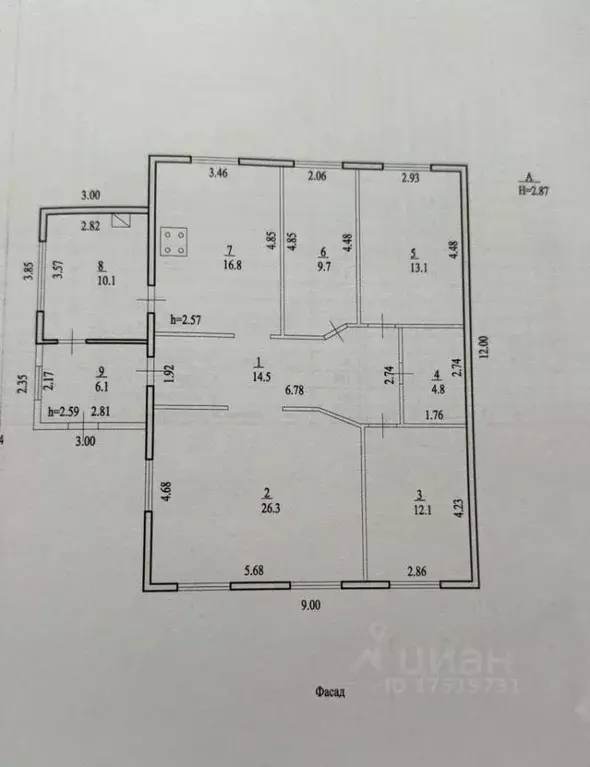 Дом в Башкортостан, Стерлибашевский сельсовет, с. Стерлибашево ул. ... - Фото 2