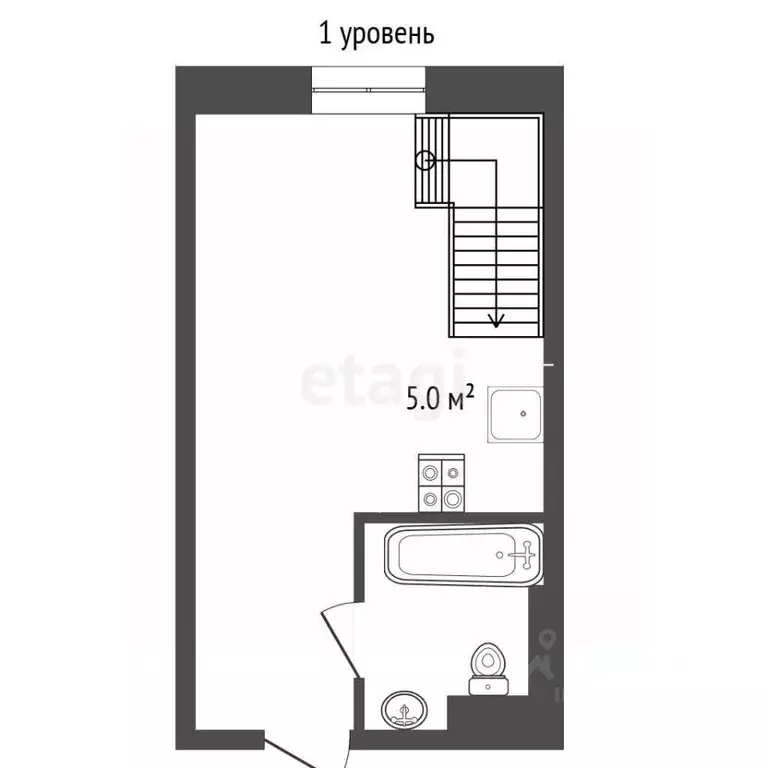 1-к кв. Москва Ботаническая ул., 41К7 (35.0 м) - Фото 2