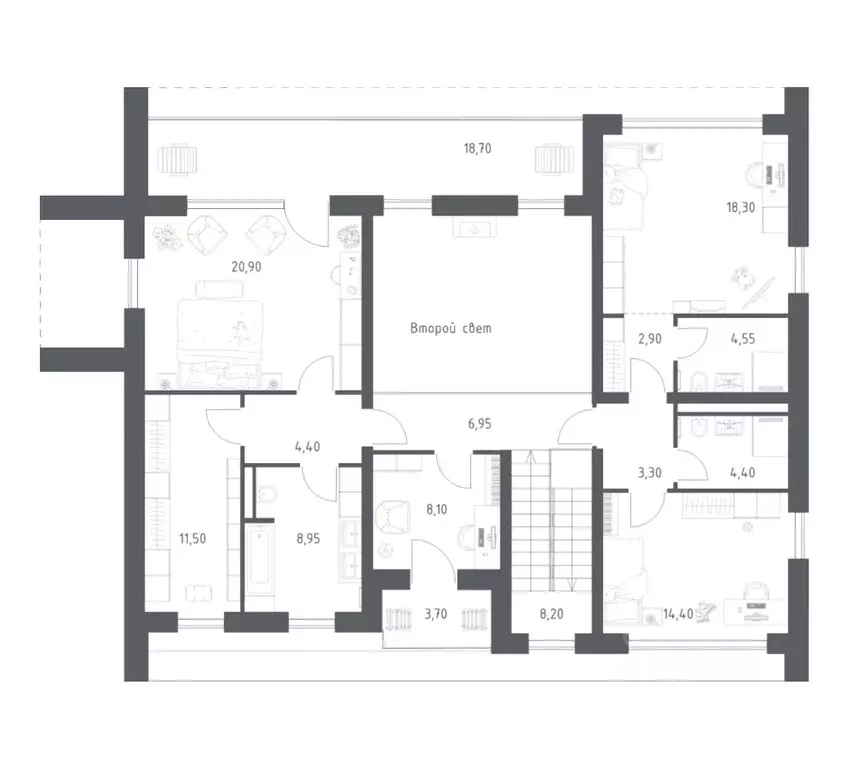 Дом в Тверская область, Калининский муниципальный округ, Порт Эмм ... - Фото 2