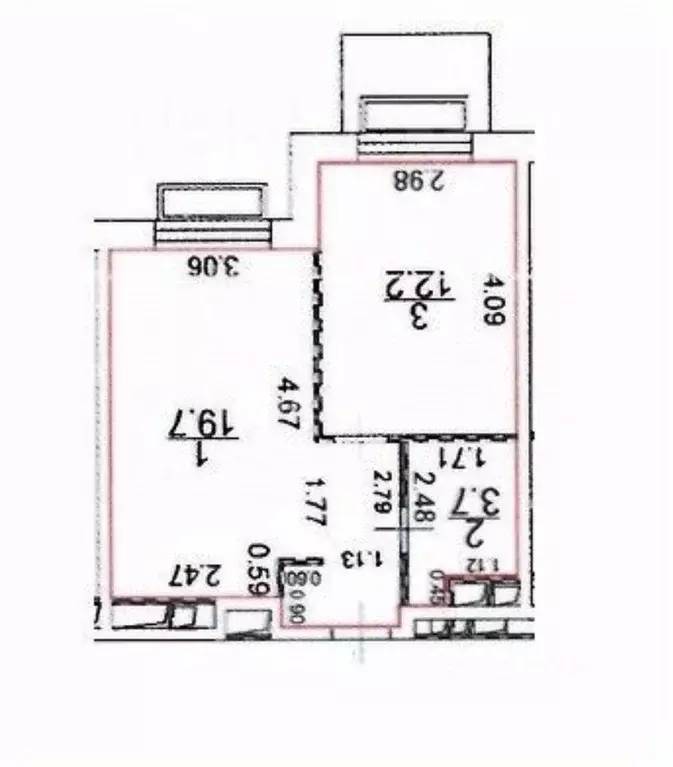 2-к кв. Москва ул. Корнейчука, 27 (36.0 м) - Фото 2