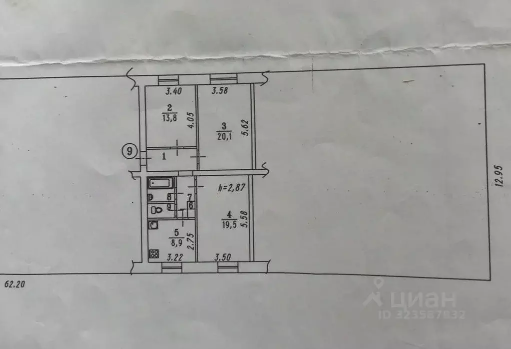 3-к кв. Омская область, Омск просп. Мира, 31 (75.0 м) - Фото 0