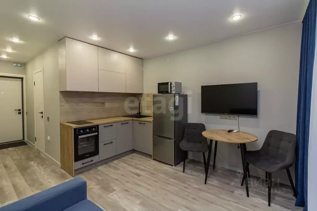 Студия Тюменская область, Тюмень ул. Новоселов, 109 (20.9 м) - Фото 1