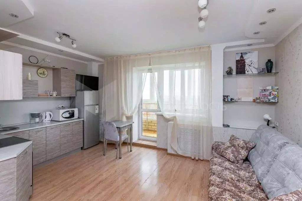Студия Тюменская область, Тюмень ул. Западносибирская, 2 (29.0 м) - Фото 1
