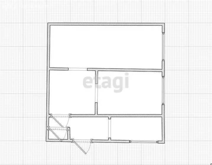1-комнатная квартира: село Борок, Центральная улица, 41 (29.4 м) - Фото 1