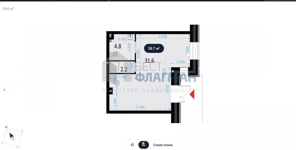 Торговая площадь в Москва ул. Ротмистрова, 2к4 (39 м) - Фото 2