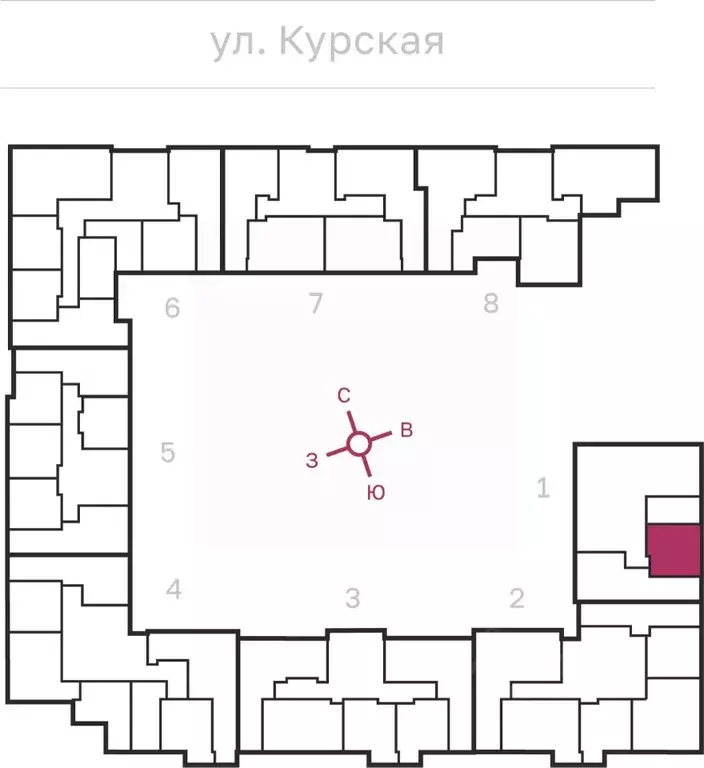 1-к кв. Санкт-Петербург Курская ул., 27 (38.53 м) - Фото 1