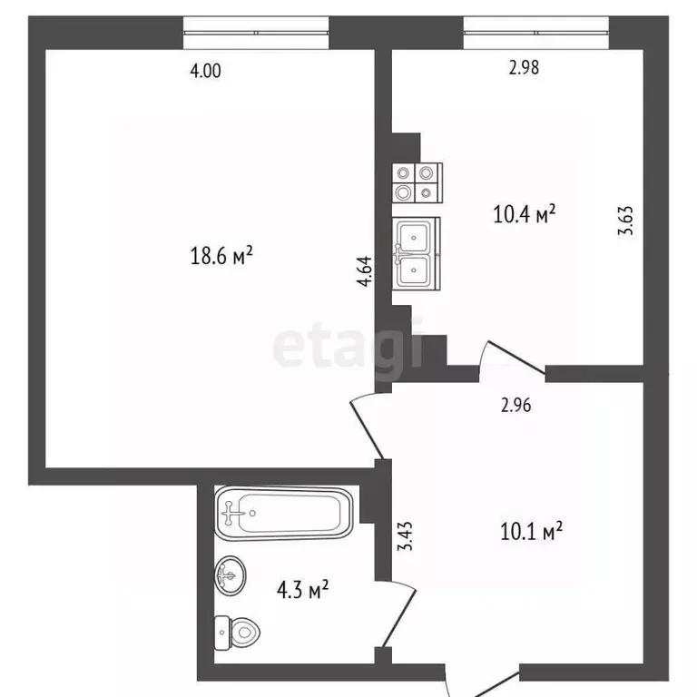 1-к кв. Ямало-Ненецкий АО, Тарко-Сале Пуровский район, ул. Мезенцева, ... - Фото 1
