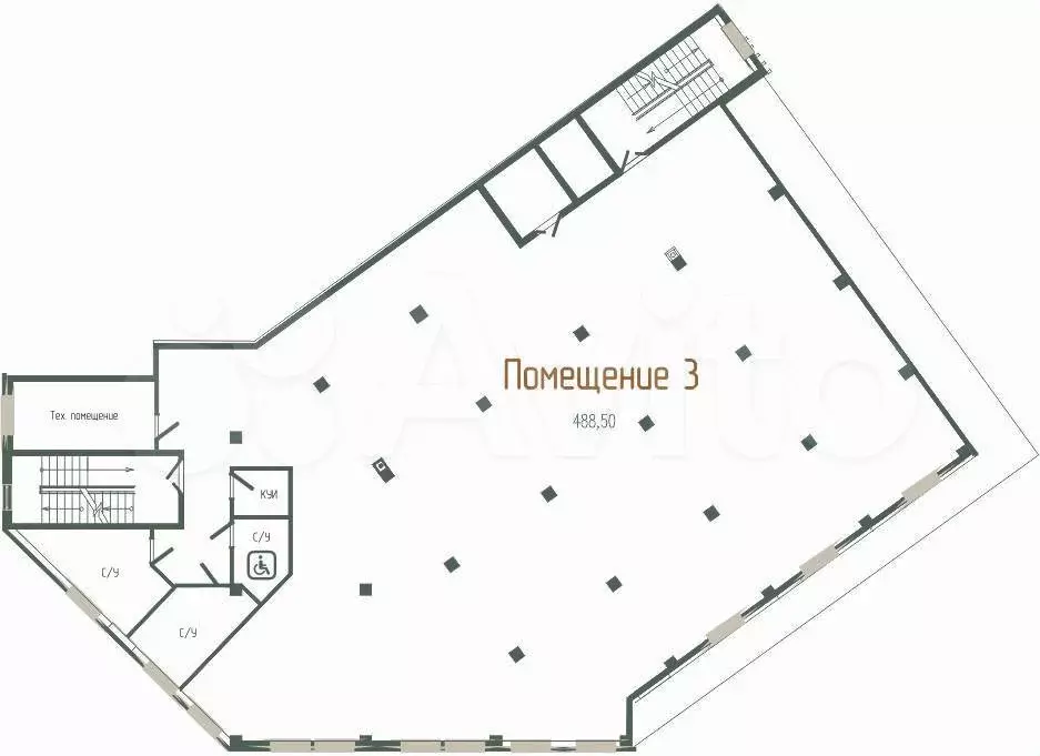 Продам офисное помещение, 525 м - Фото 1