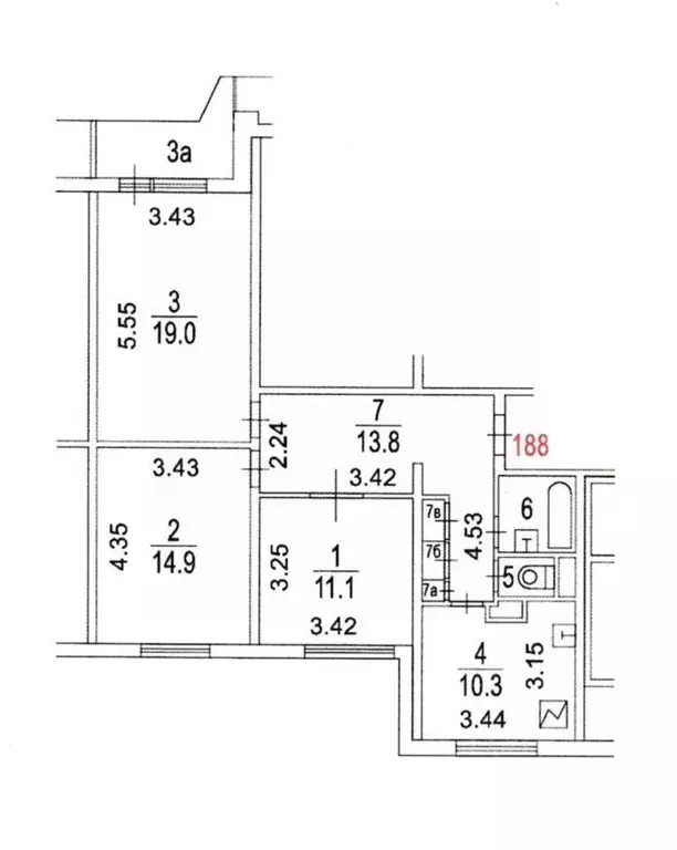Комната, 25 м - Фото 1