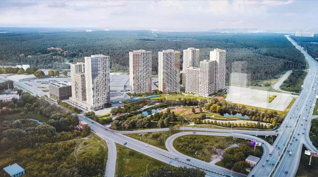 Квартира-студия, 24,4 м, 5/32 эт. - Фото 1