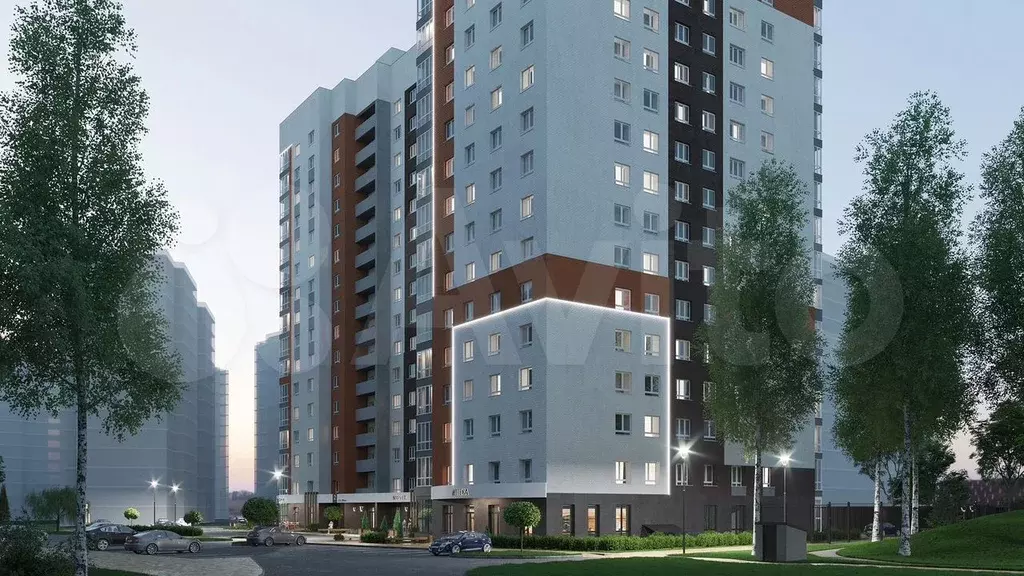 Квартира-студия, 32,2 м, 2/16 эт. - Фото 0