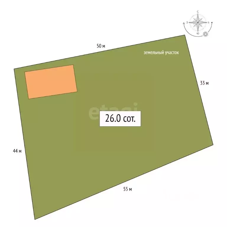 Участок в Алтайский край, Советский район, с. Платово  (26.0 сот.) - Фото 2