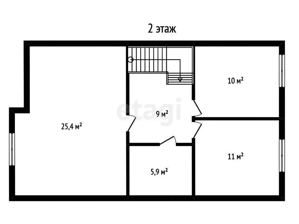 Дом в посёлок Российский, улица имени Академика Сахарова, 33к2 (125.5 ... - Фото 1