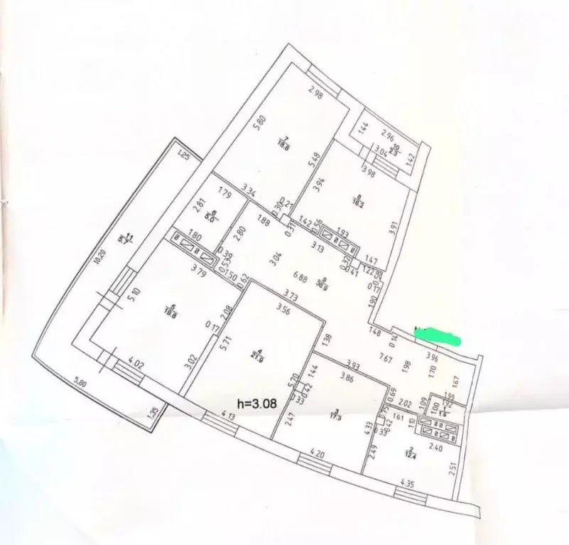 3-к кв. Татарстан, Казань ул. Сибгата Хакима, 17 (150.0 м) - Фото 1