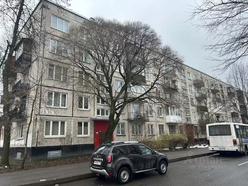 2-к кв. Санкт-Петербург ул. Козлова, 15К1 (42.7 м) - Фото 1