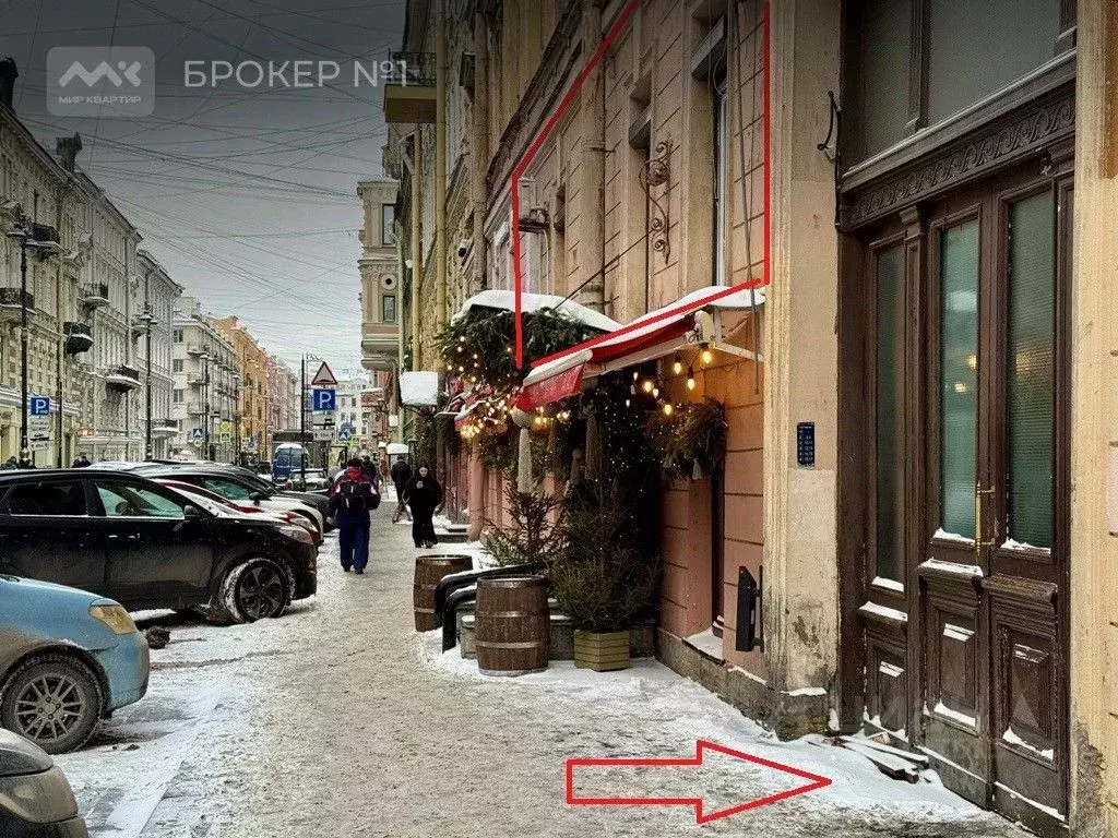 Помещение свободного назначения в Санкт-Петербург ул. Рубинштейна, 26 ... - Фото 2