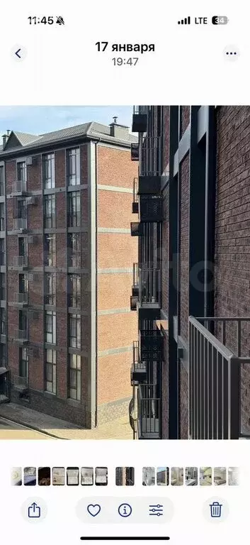 1-комнатная квартира: Нальчик, улица Тарчокова, 125В (52 м) - Фото 2