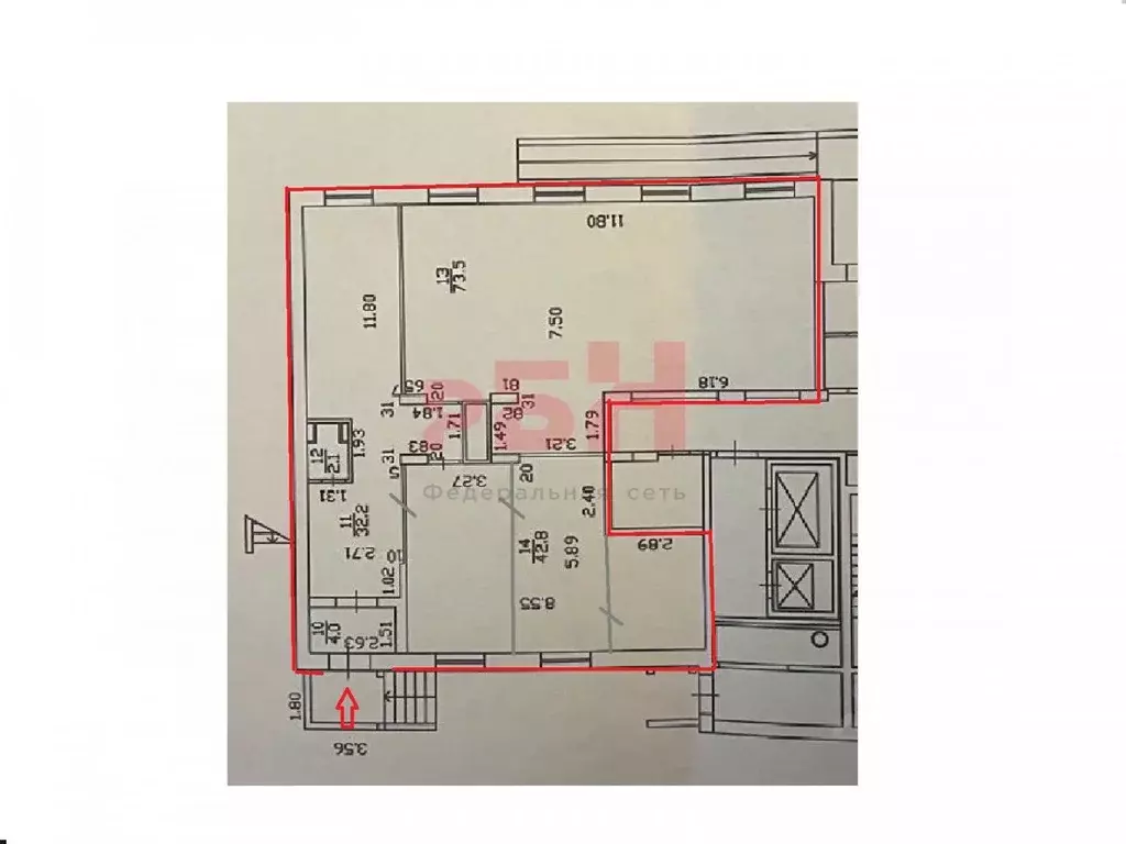 Торговая площадь в Тюменская область, Тюмень ул. Пермякова, 83к1 (155 ... - Фото 2