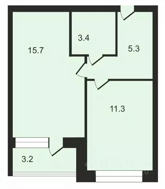 1-к кв. Владимирская область, Суздаль Советская ул., 18 (37.2 м) - Фото 1