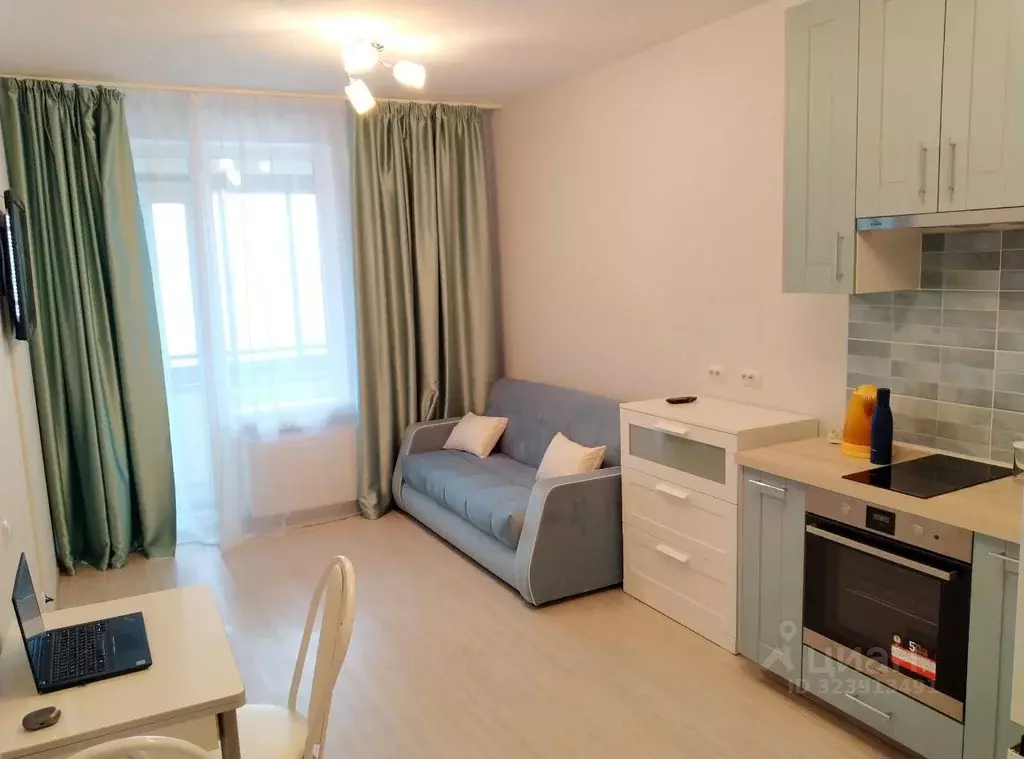 Студия Санкт-Петербург ул. Парфеновская, 14к1 (26.0 м) - Фото 1