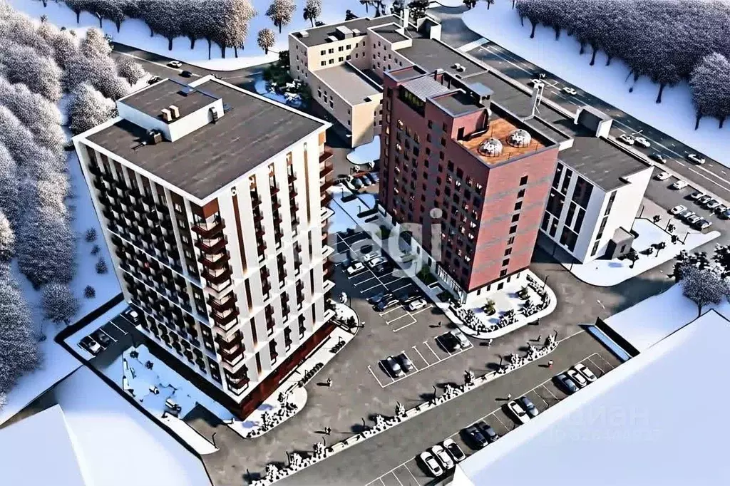 Студия Смоленская область, Смоленск Юнити апарт-комплекс,  (21.75 м) - Фото 2