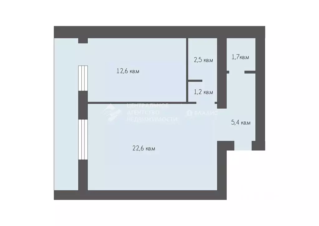 1-к кв. Рязанская область, Рязань Весенняя ул., 18к1 (43.9 м) - Фото 2