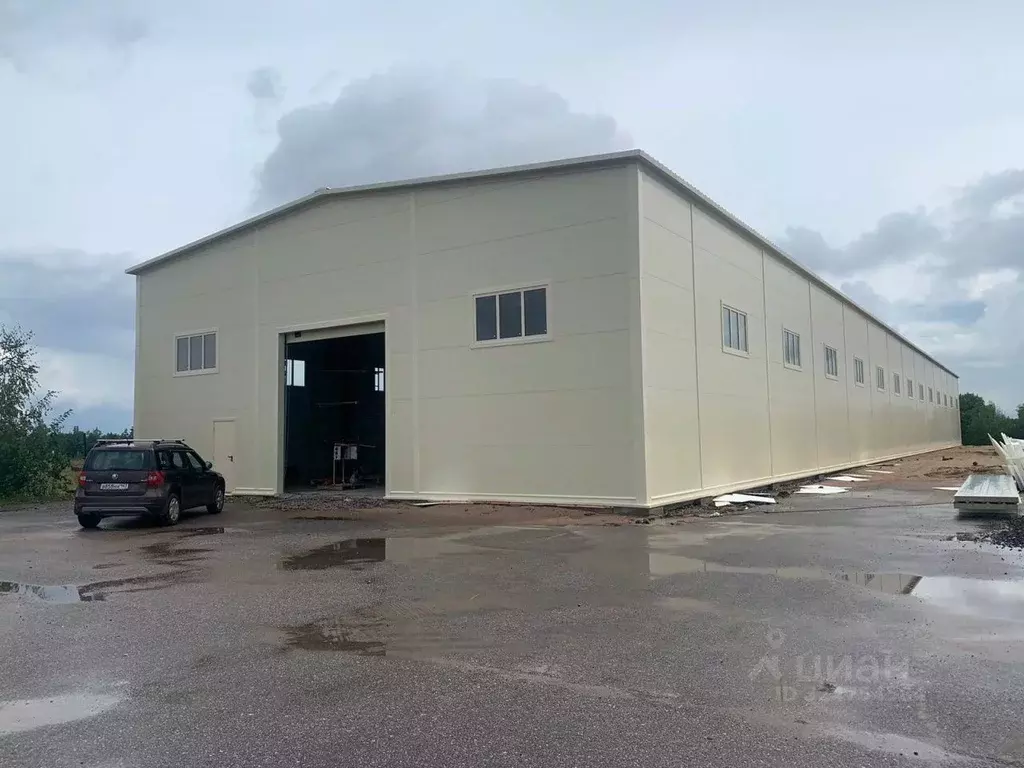 Склад в Ленинградская область, Ломоносовский район, Горбунковское ... - Фото 1