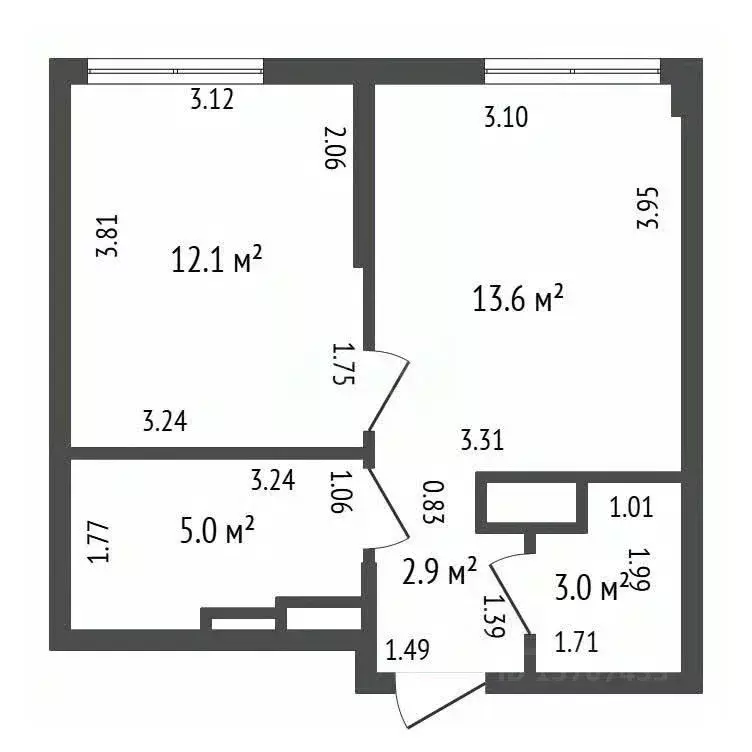 1-к кв. Санкт-Петербург ул. Челюскина, 10 (36.6 м) - Фото 2