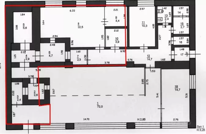 Офис в Приморский край, с. Хороль ул. Ленинская, 86 (69 м) - Фото 2