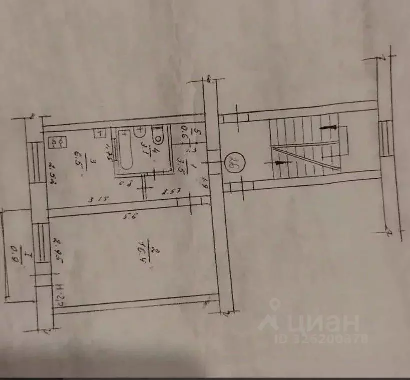 1-к кв. Крым, Феодосия ул. Гарнаева, 69 (31.1 м) - Фото 1