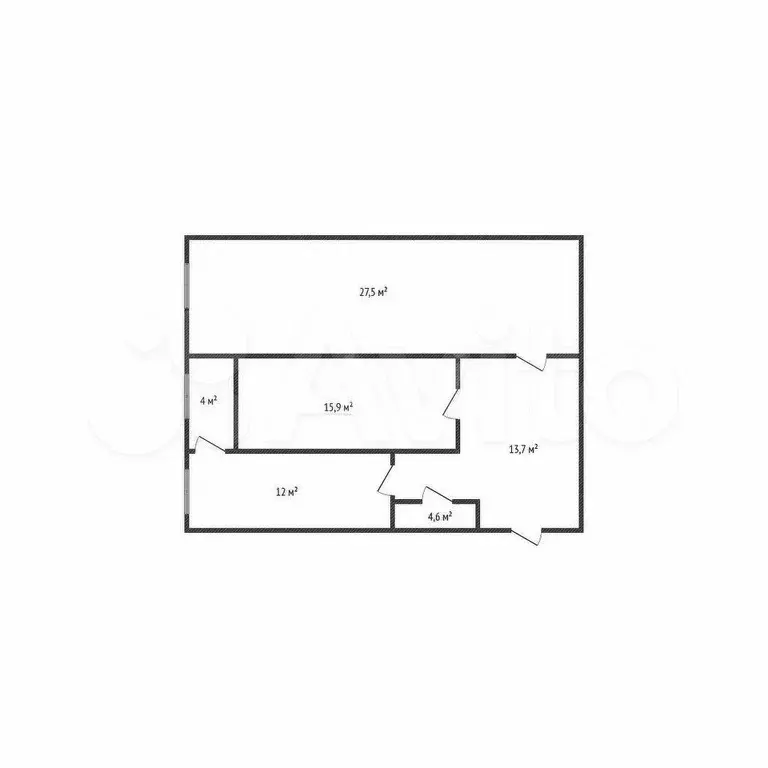 2-к. квартира, 77 м, 7/7 эт. - Фото 0