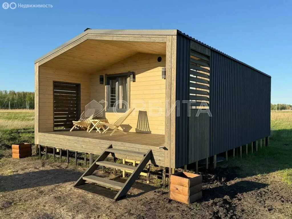 Дом в Тюменский район, ДНТ Дачи Хюгге (40 м) - Фото 0