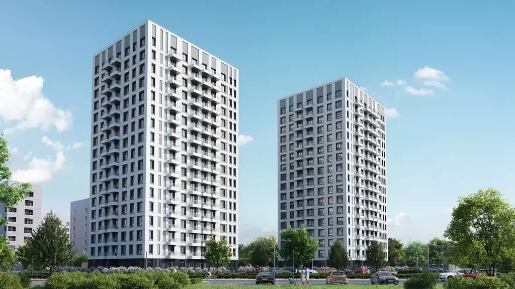 1-к кв. Нижегородская область, Нижний Новгород 15-й кв-л, Анкор жилой ... - Фото 1