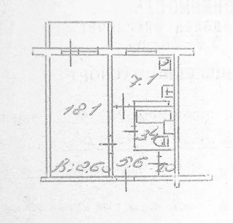 1-к кв. Карелия, Петрозаводск Сортавальская ул., 6 (35.2 м) - Фото 2
