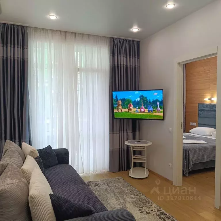 2-к кв. Краснодарский край, Сириус пгт ул. Таврическая, 7к6 (43.0 м) - Фото 0
