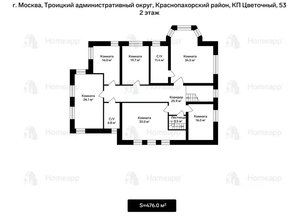 Коттедж в Москва Цветочный кп, 53 (476 м) - Фото 2