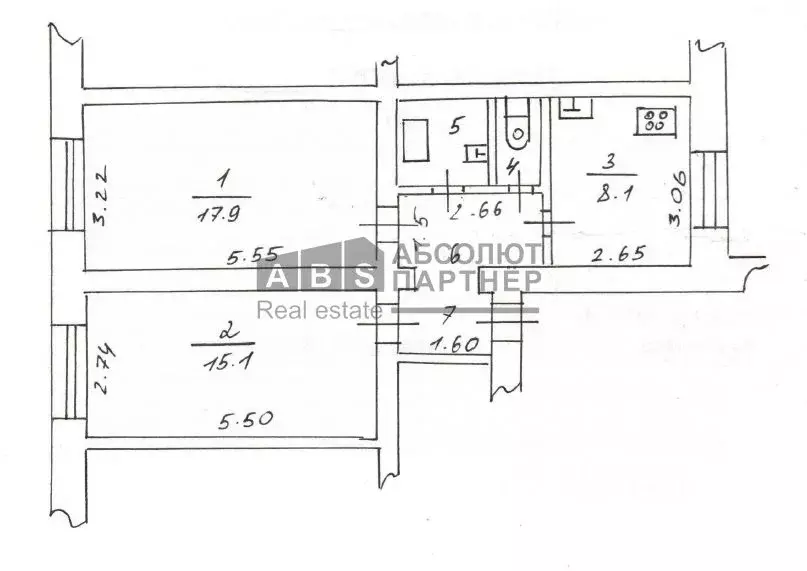 2-к кв. Новгородская область, Великий Новгород Район Софийская ... - Фото 2