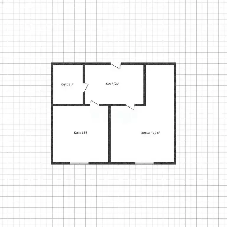 1-к кв. Адыгея, Майкоп 7-й пер., 14 (42.3 м) - Фото 2