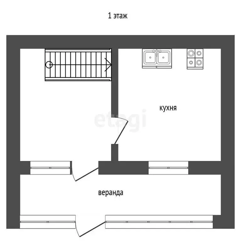 Дом в село Волковское, Успенская улица (51.6 м) - Фото 2