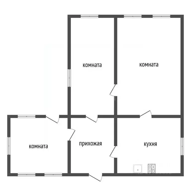 Дом в Воронежская область, Нижнедевицкий район, Верхнетуровское с/пос, ... - Фото 2