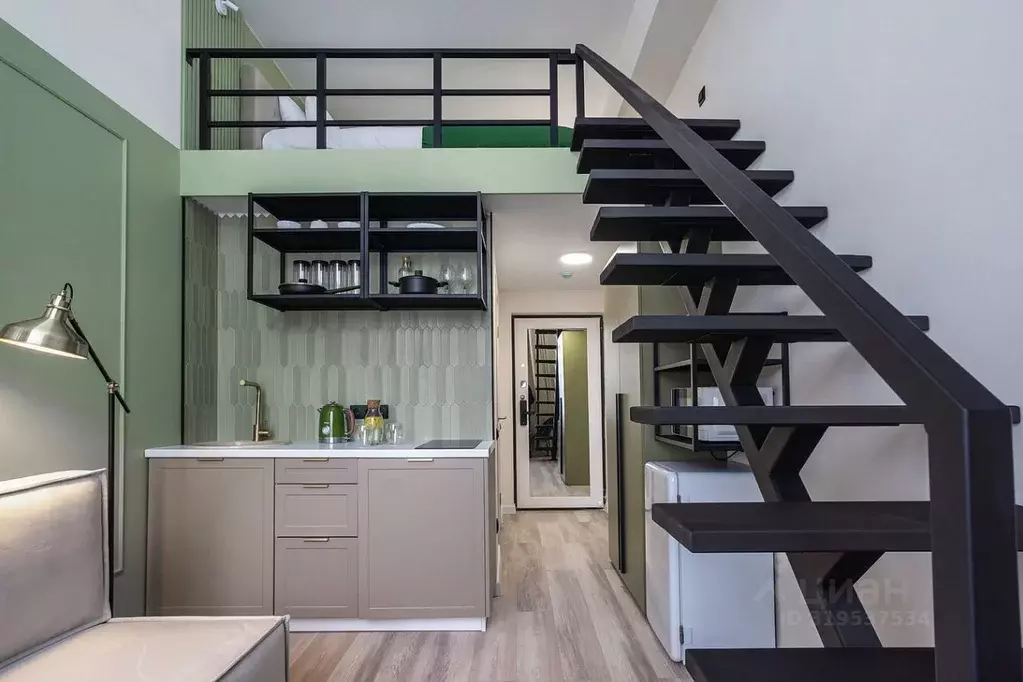 Студия Москва 2-й Грайвороновский проезд, 6С1 (24.0 м) - Фото 1