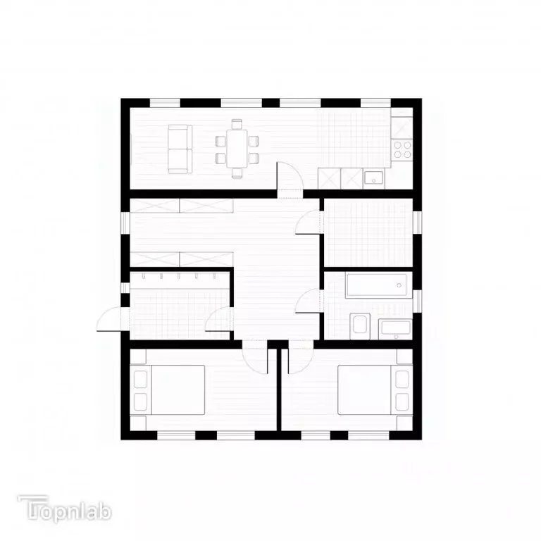 Дом в Ленинградская область, Гатчинский район, д. Нижняя, Поместье ... - Фото 1